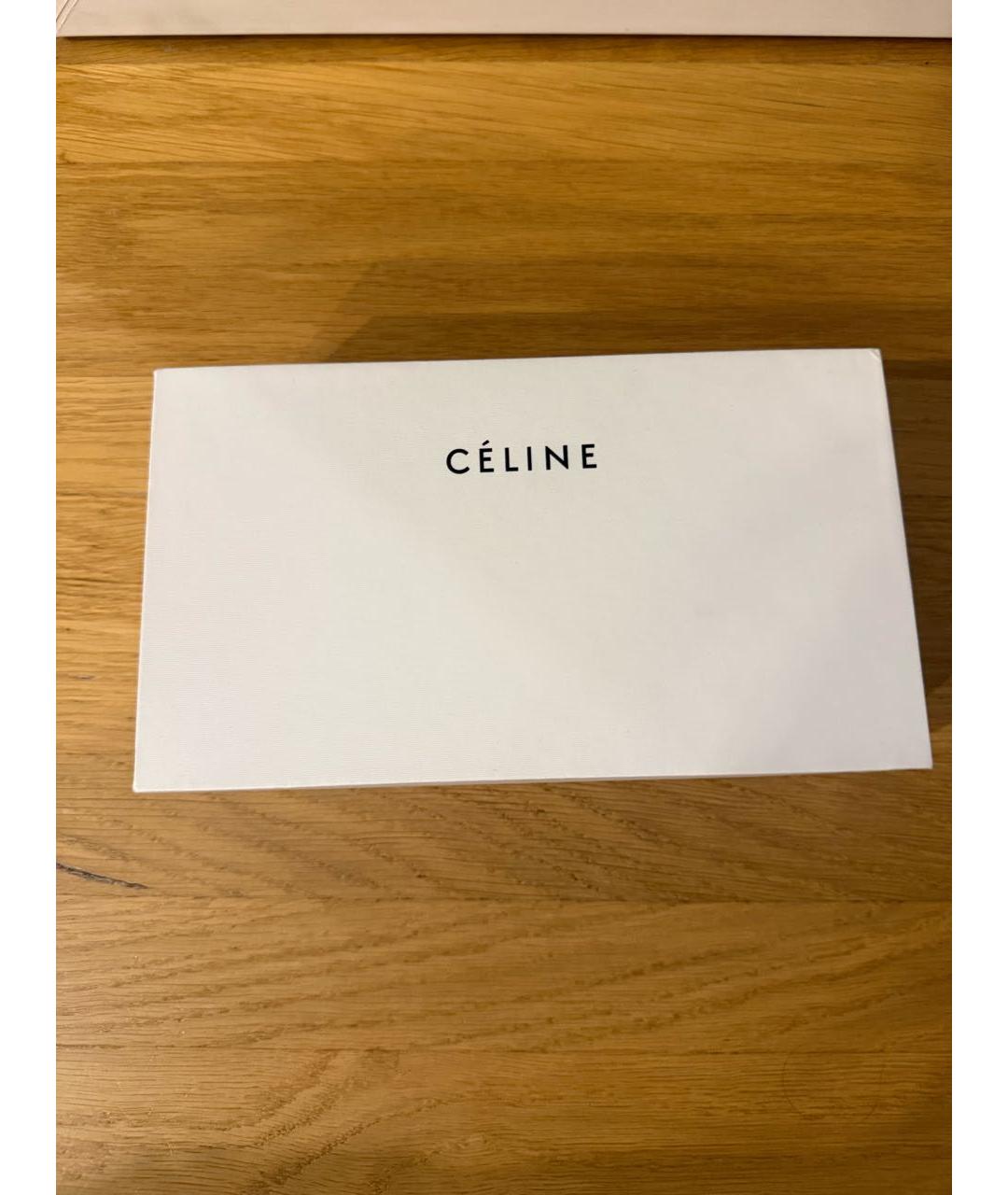 CELINE Черные пластиковые солнцезащитные очки, фото 4