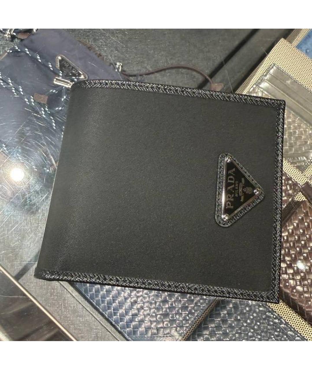 PRADA Черный кошелек, фото 6