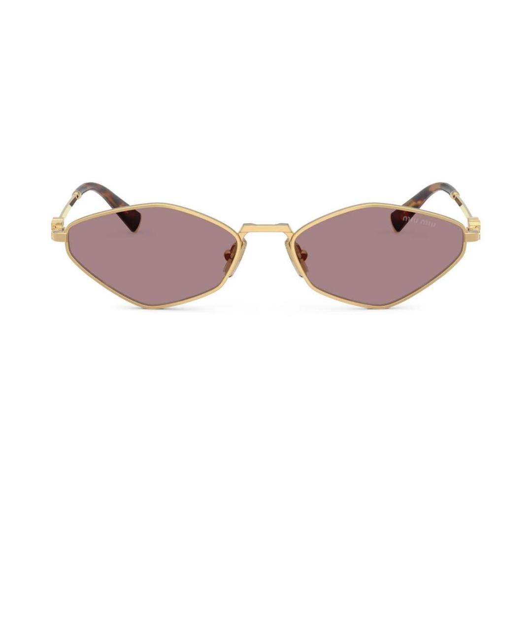 MIU MIU Металлические солнцезащитные очки, фото 2