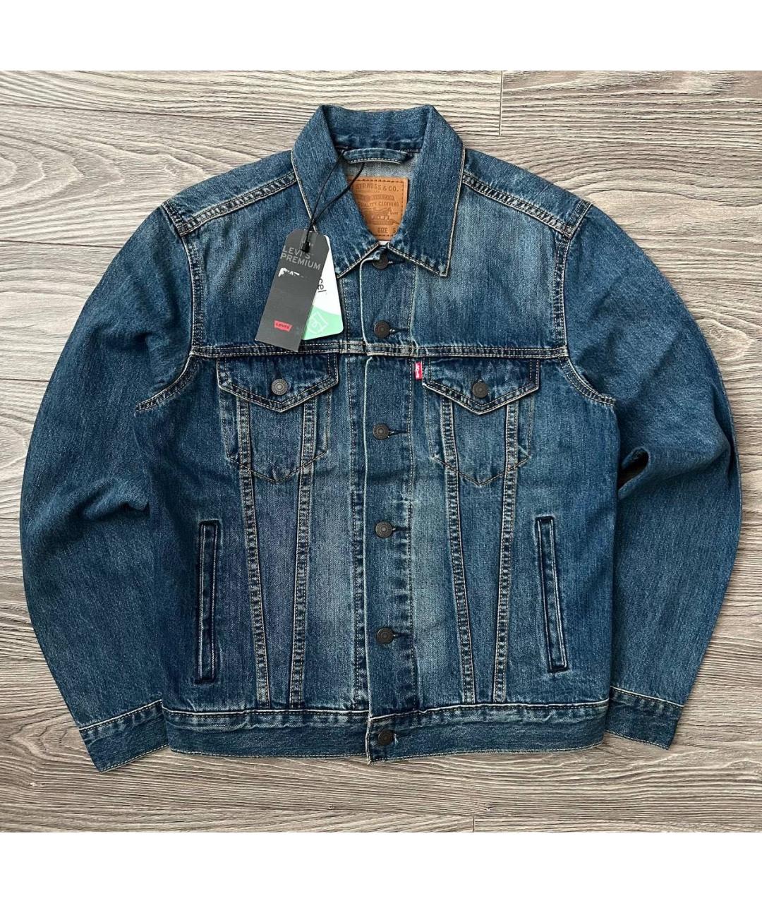 LEVI'S Синяя хлопковая куртка, фото 9