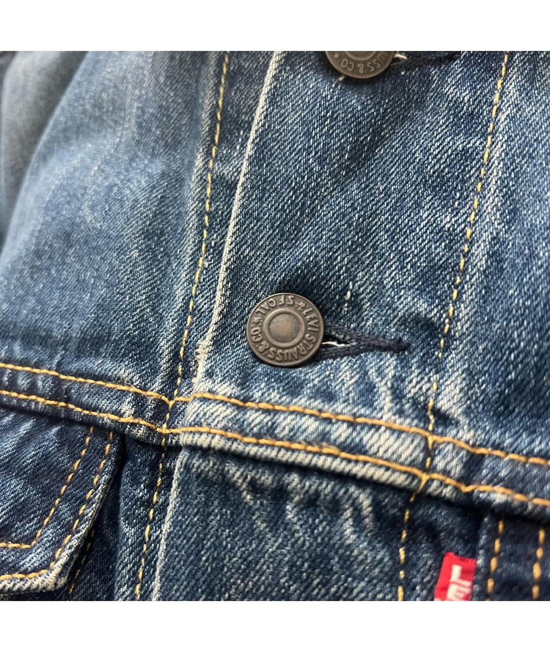 LEVI'S Синяя хлопковая куртка, фото 4