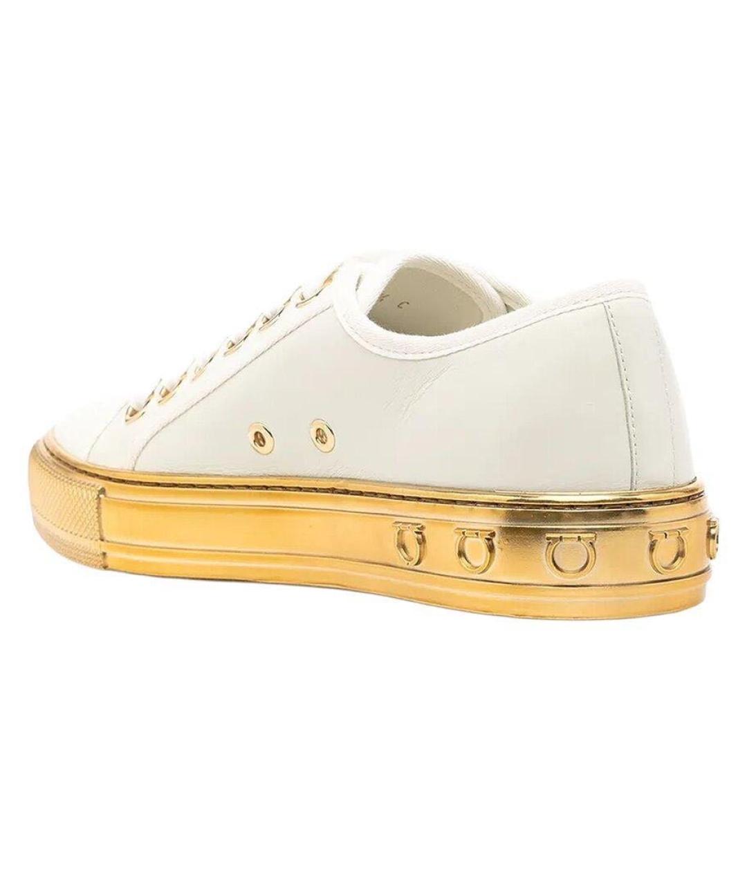 FERRAGAMO Белые кеды, фото 2