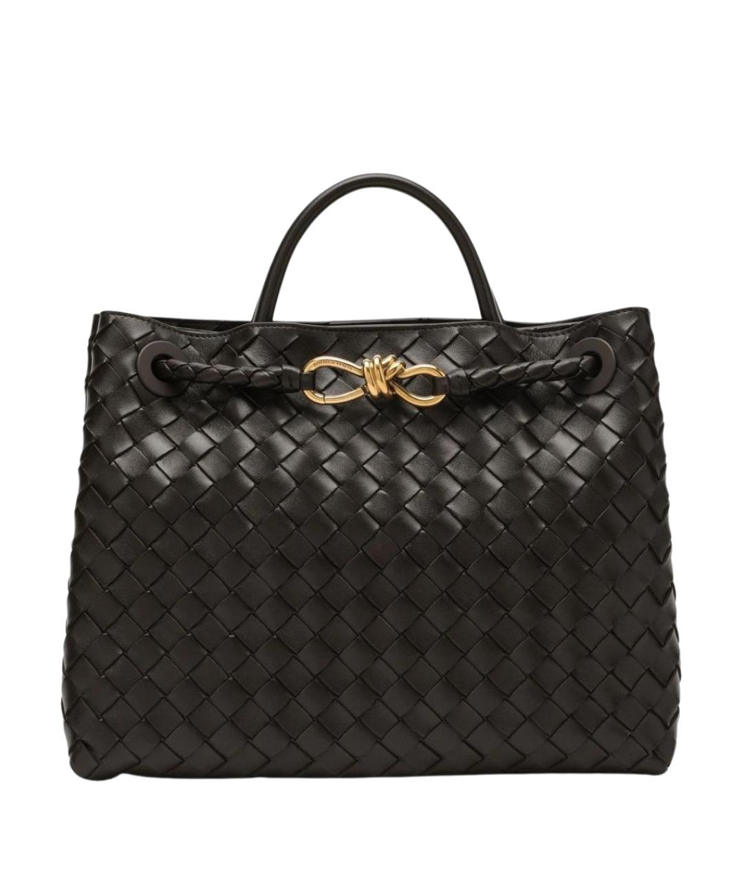 BOTTEGA VENETA Коричневая кожаная сумка тоут, фото 1