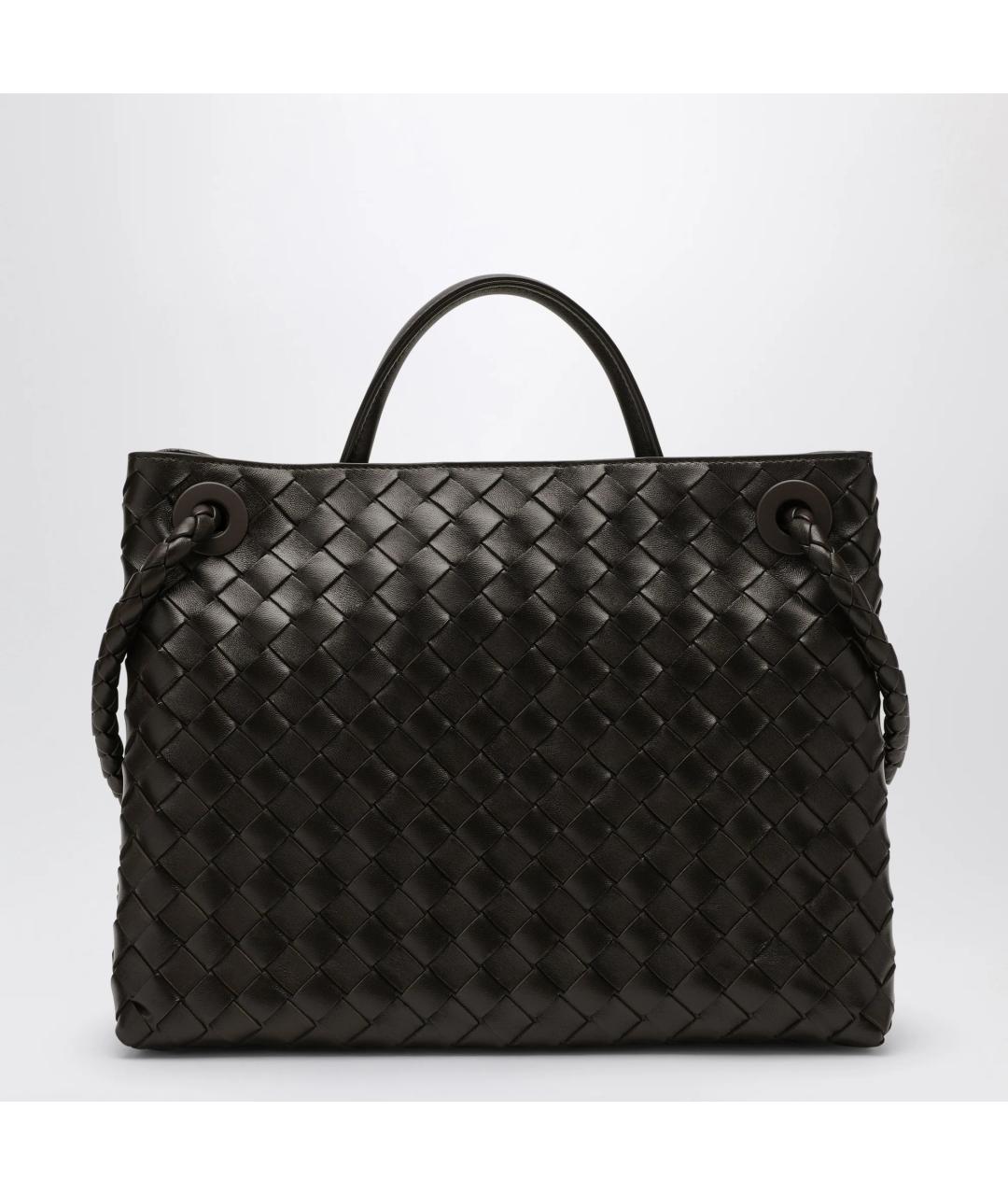 BOTTEGA VENETA Коричневая кожаная сумка тоут, фото 3