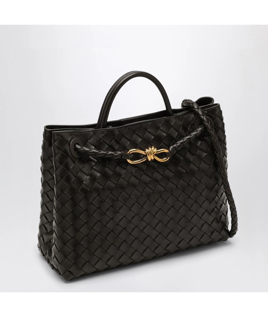 BOTTEGA VENETA Коричневая кожаная сумка тоут, фото 2