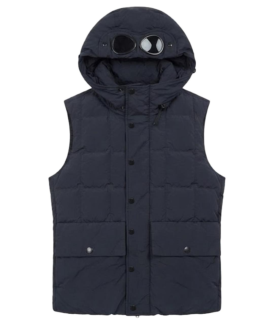 CP COMPANY Антрацитовый нейлоновый жилет, фото 1