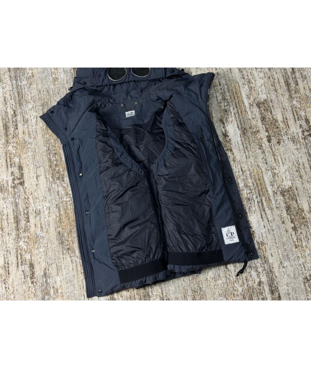 CP COMPANY Антрацитовый нейлоновый жилет, фото 7