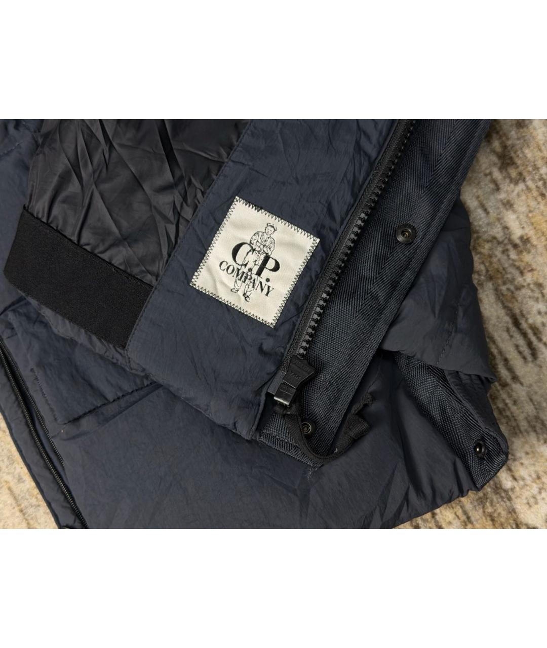 CP COMPANY Антрацитовый нейлоновый жилет, фото 5