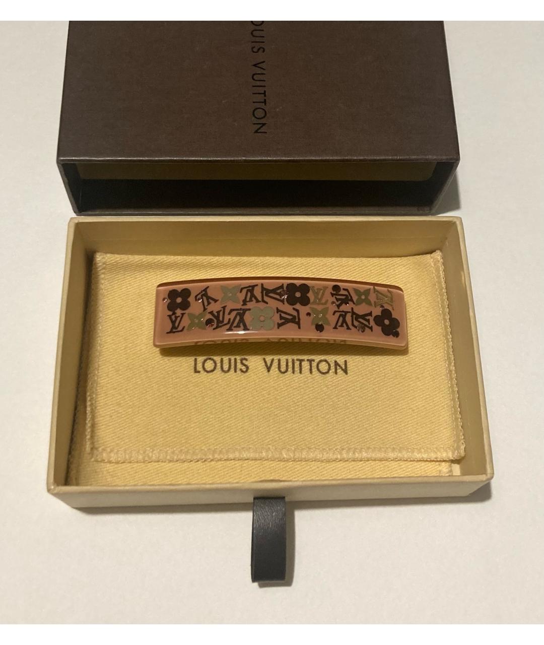 LOUIS VUITTON Розовая заколка, фото 5