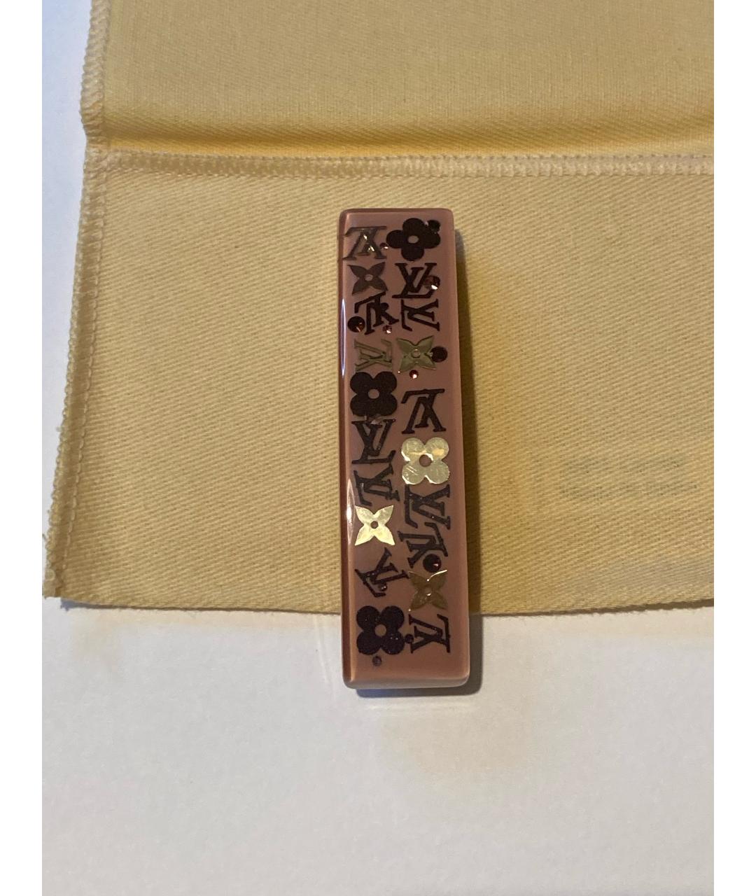 LOUIS VUITTON Розовая заколка, фото 7