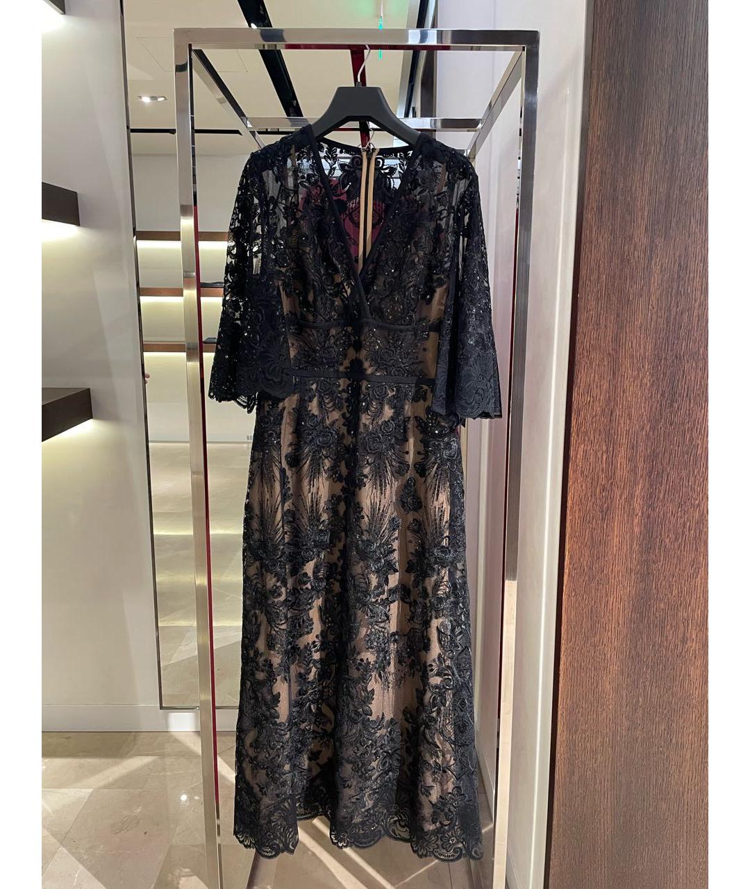 ELIE SAAB Черное шелковое вечернее платье, фото 5