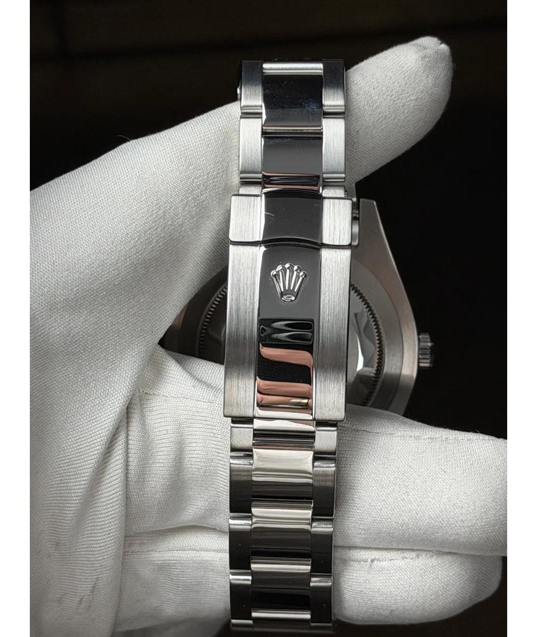 ROLEX Серые часы из белого золота, фото 6