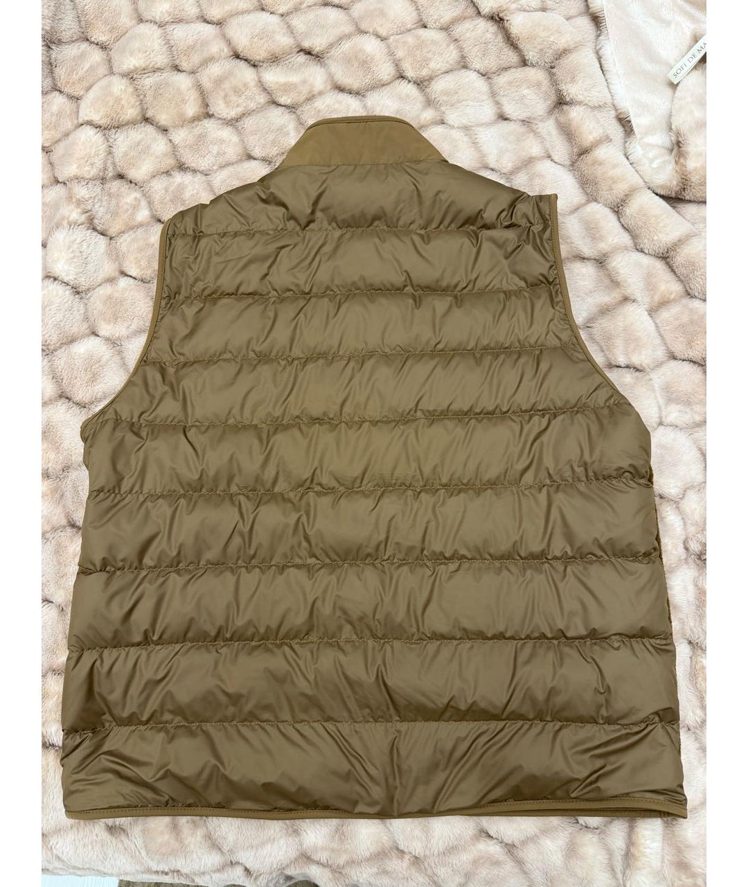 MONCLER Бежевый жилет, фото 2