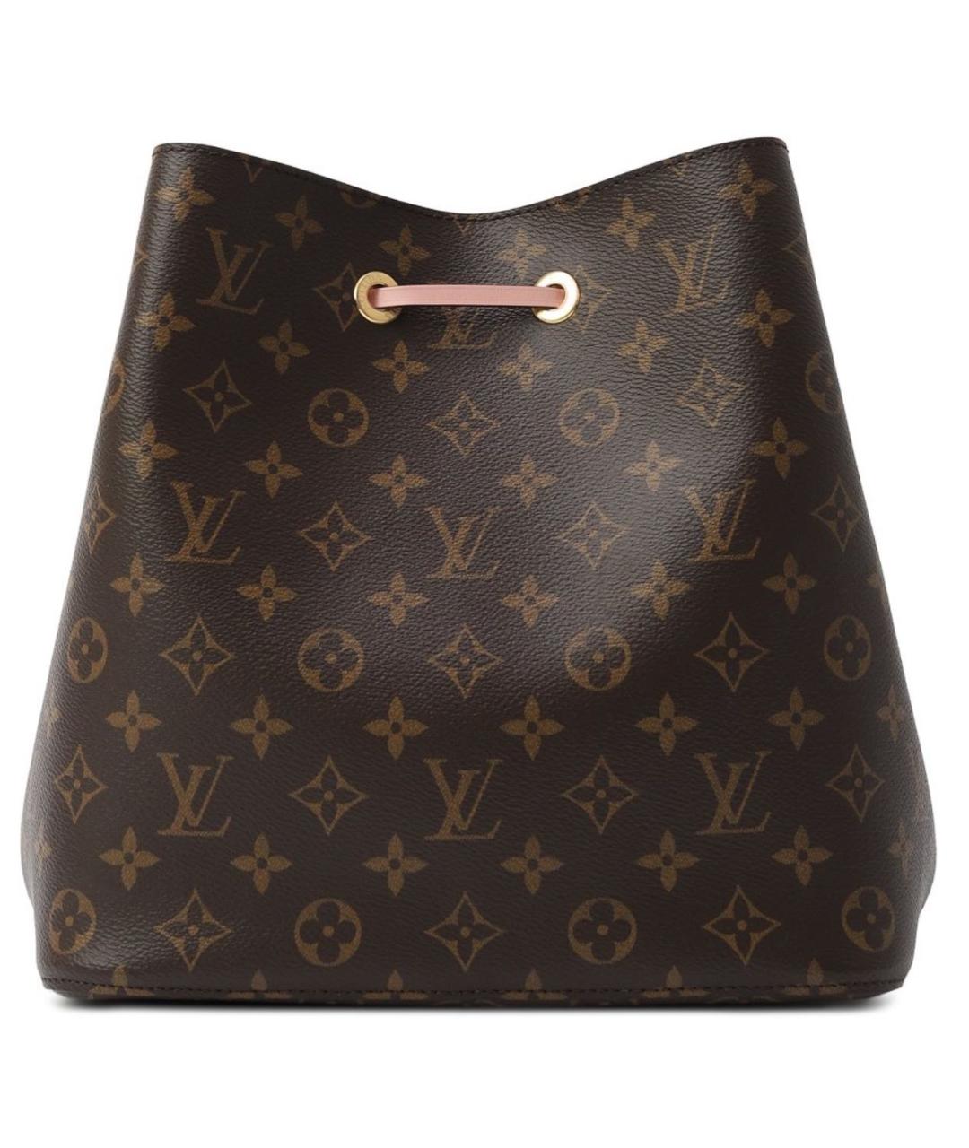 LOUIS VUITTON Коричневая сумка через плечо из канвы, фото 3