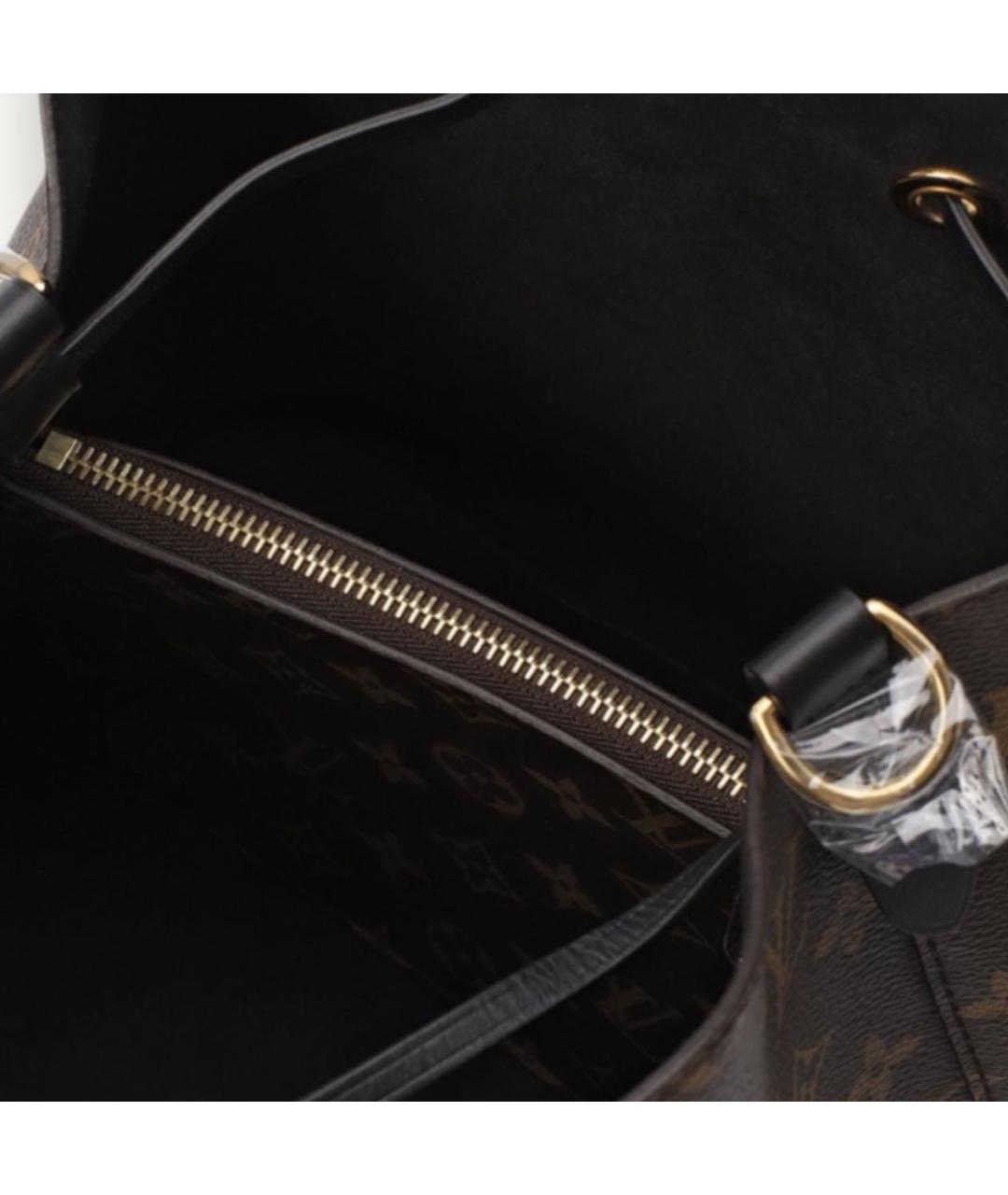 LOUIS VUITTON Коричневая сумка через плечо из канвы, фото 4