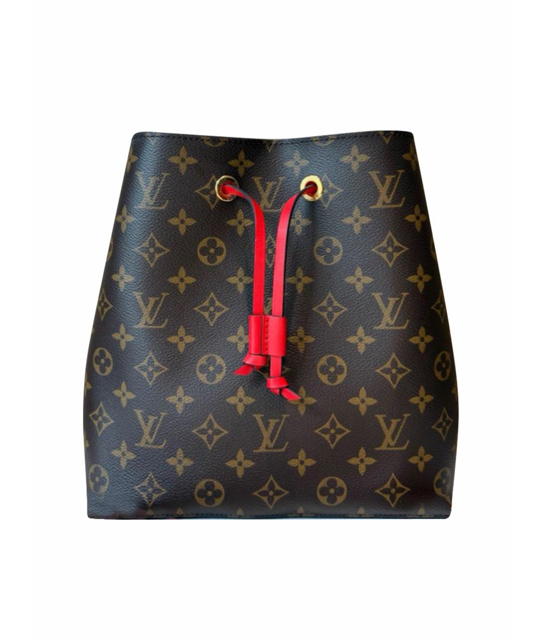 LOUIS VUITTON Коричневая сумка через плечо из канвы, фото 1