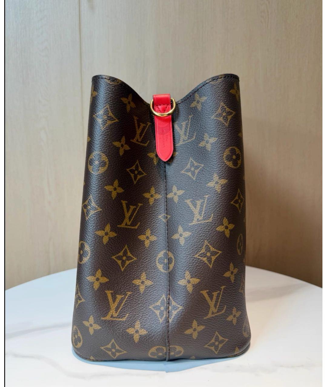 LOUIS VUITTON Коричневая сумка через плечо из канвы, фото 6