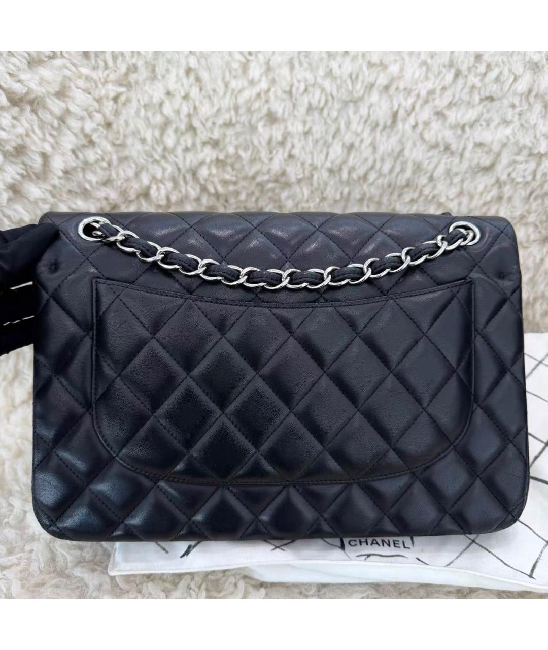 CHANEL Черная кожаная сумка через плечо, фото 3
