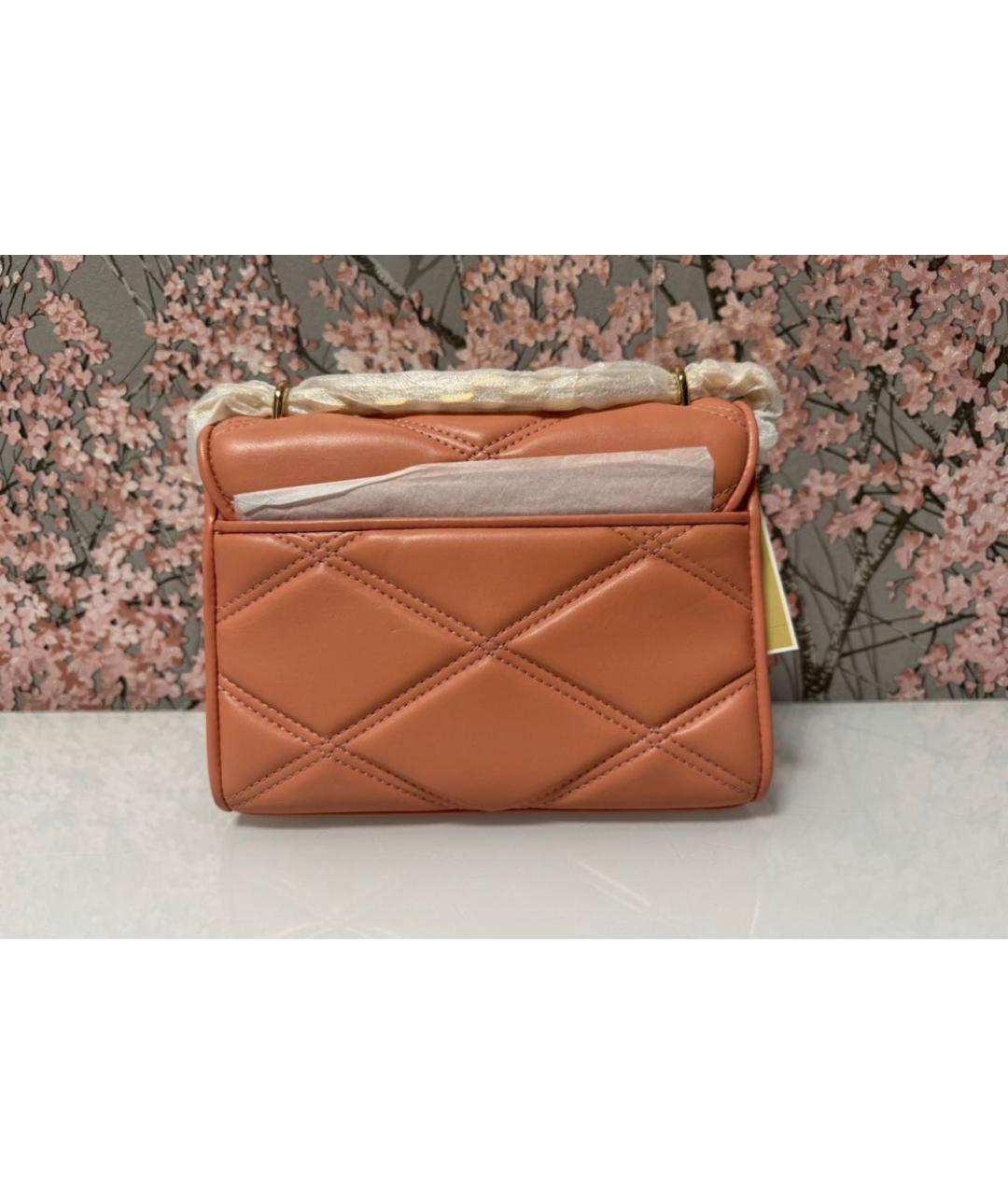 MICHAEL KORS Коралловая сумка через плечо из искусственной кожи, фото 3