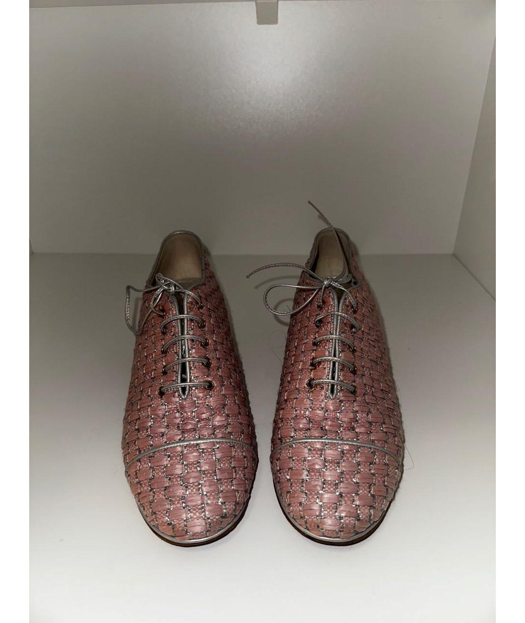 CHANEL Розовые туфли, фото 2