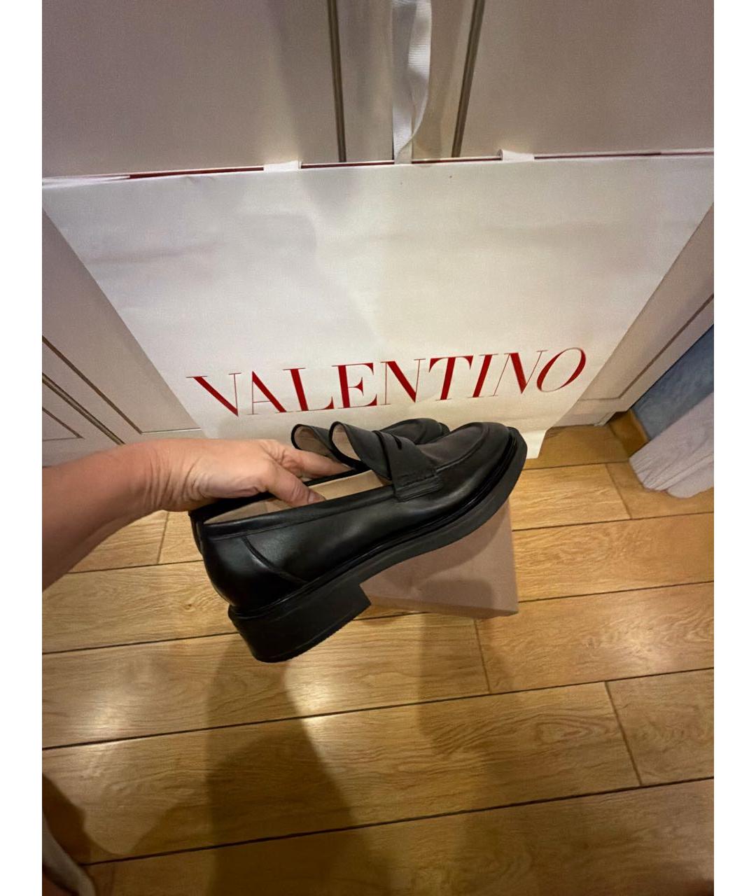 GIANVITO ROSSI Черные кожаные лоферы, фото 5
