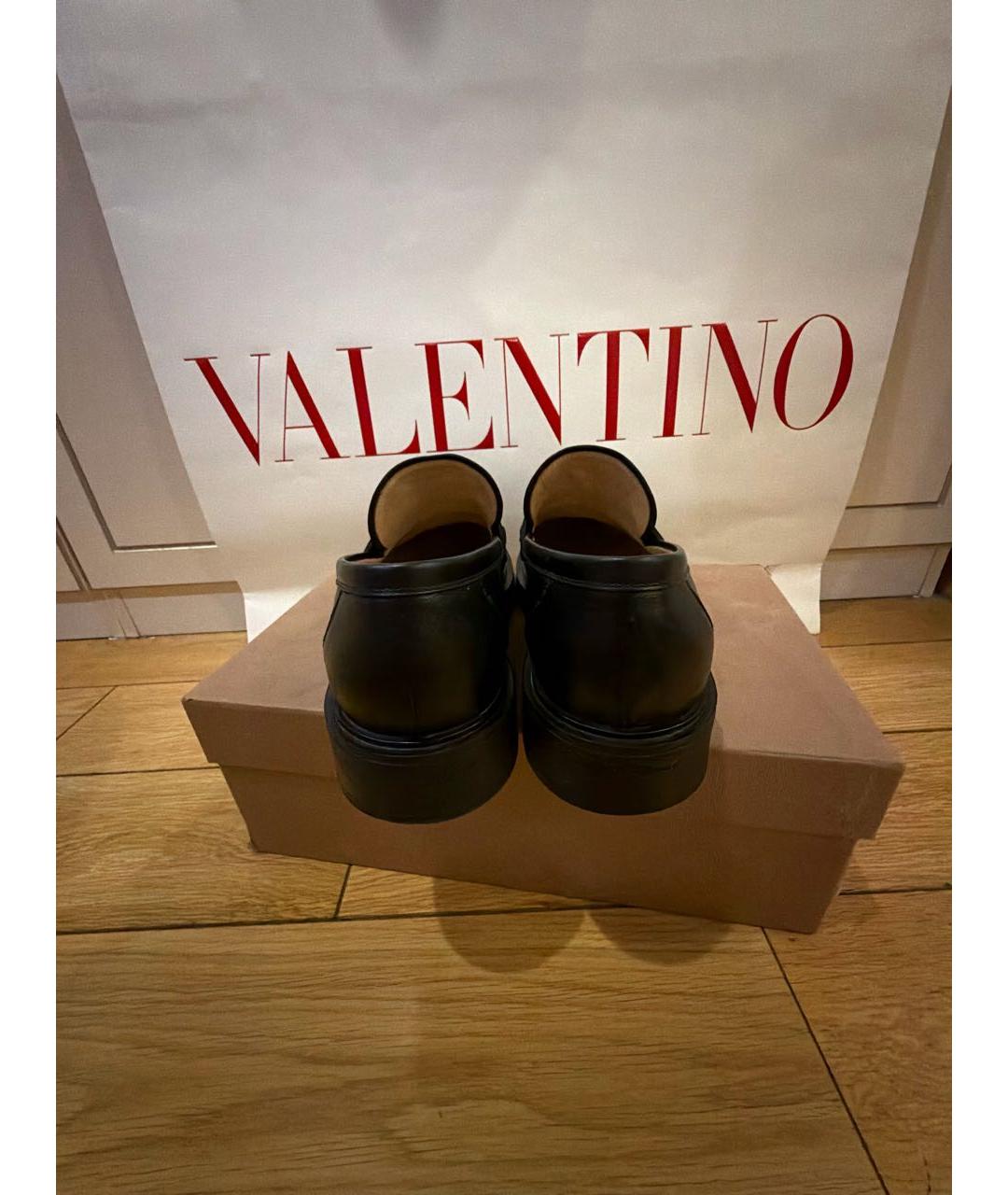 GIANVITO ROSSI Черные кожаные лоферы, фото 4
