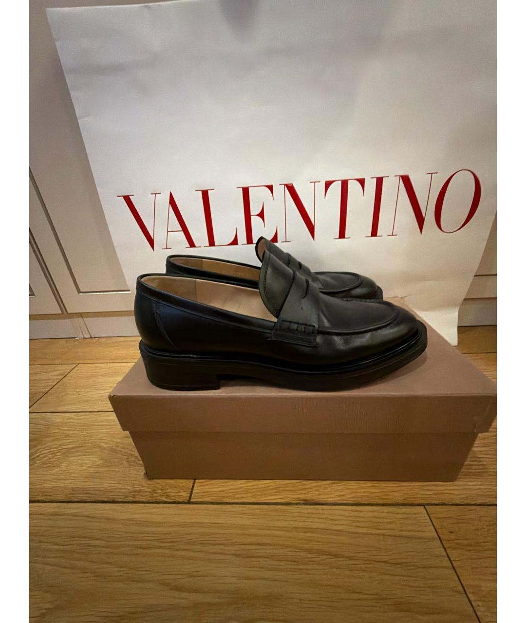 GIANVITO ROSSI Черные кожаные лоферы, фото 9