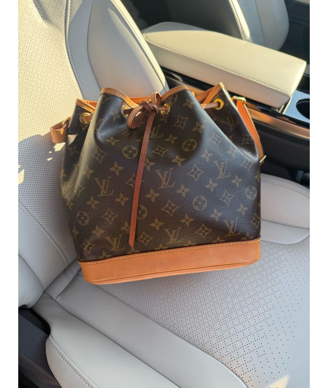 LOUIS VUITTON Коричневая сумка через плечо из канвы, фото 9