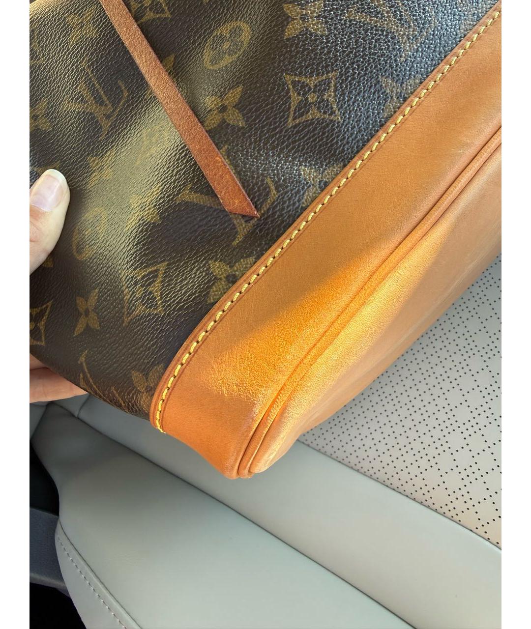 LOUIS VUITTON Коричневая сумка через плечо из канвы, фото 6