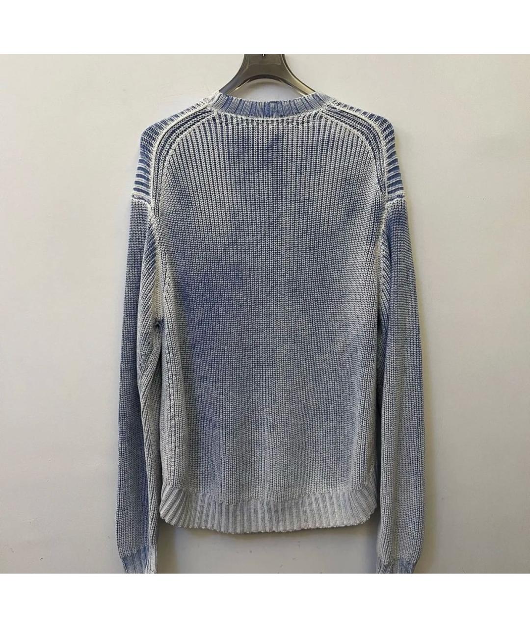 ACNE STUDIOS Голубой хлопковый джемпер / свитер, фото 2