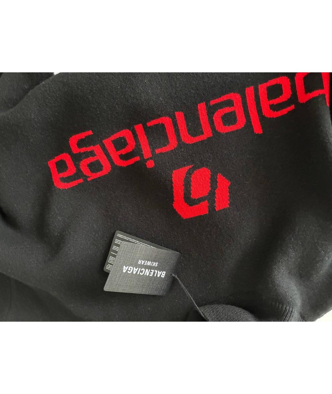 BALENCIAGA Черный шерстяной джемпер / свитер, фото 5