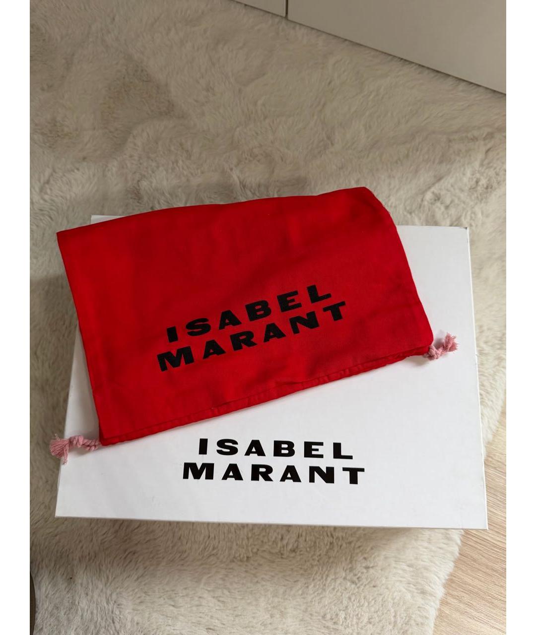 ISABEL MARANT Черные замшевые кеды, фото 7