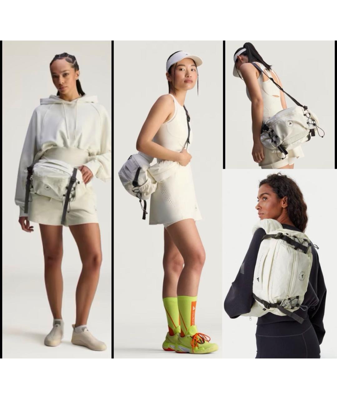 ADIDAS BY STELLA MCCARTNEY Бежевая поясная сумка, фото 6