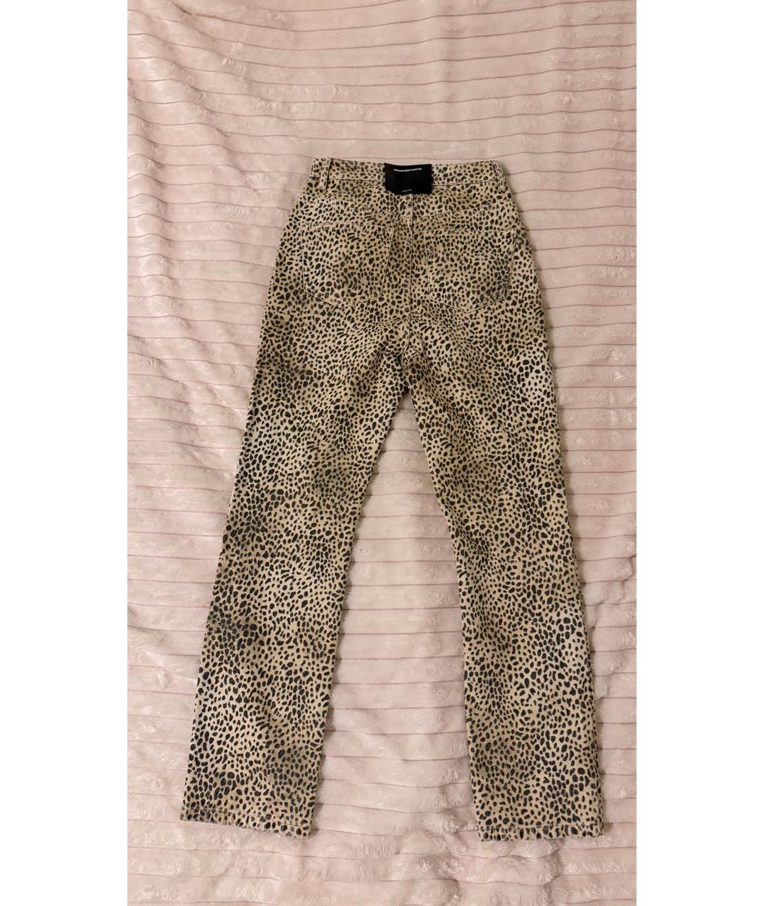 ALEXANDER WANG Мульти хлопковые прямые джинсы, фото 3
