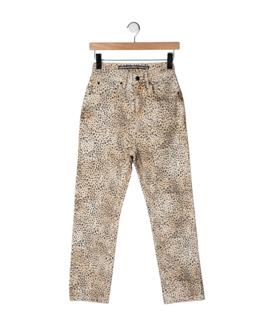 ALEXANDER WANG Мульти хлопковые прямые джинсы, фото 8