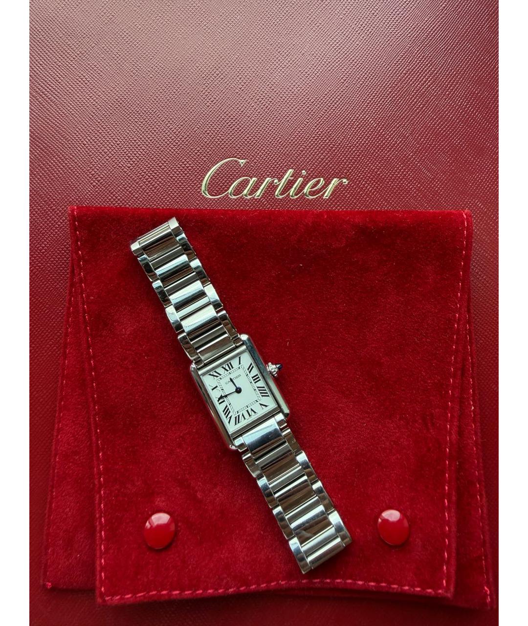 CARTIER Серебряные металлические часы, фото 7