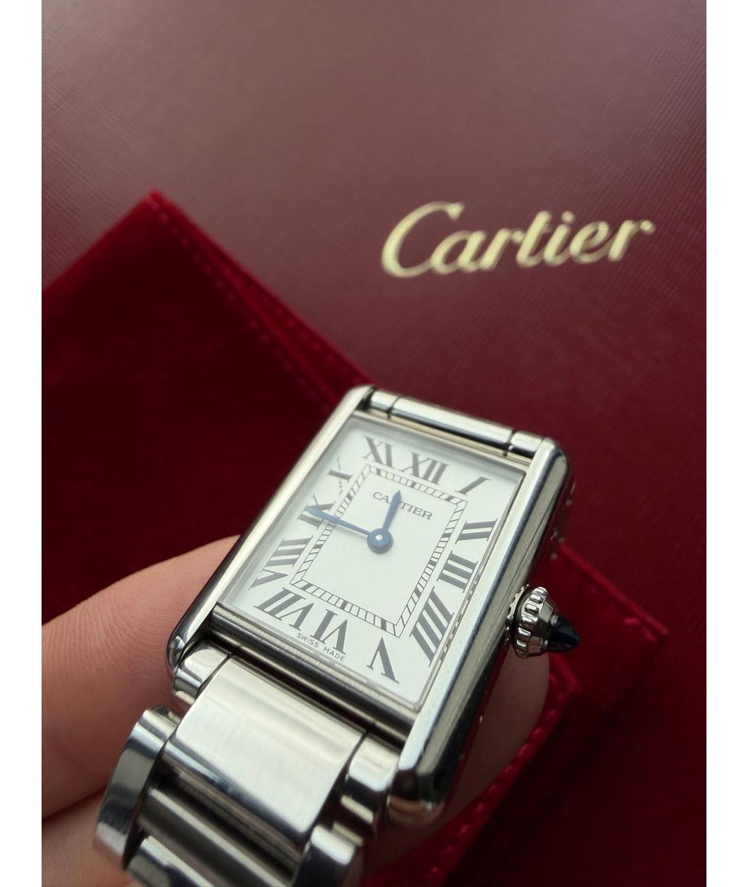 CARTIER Серебряные металлические часы, фото 8