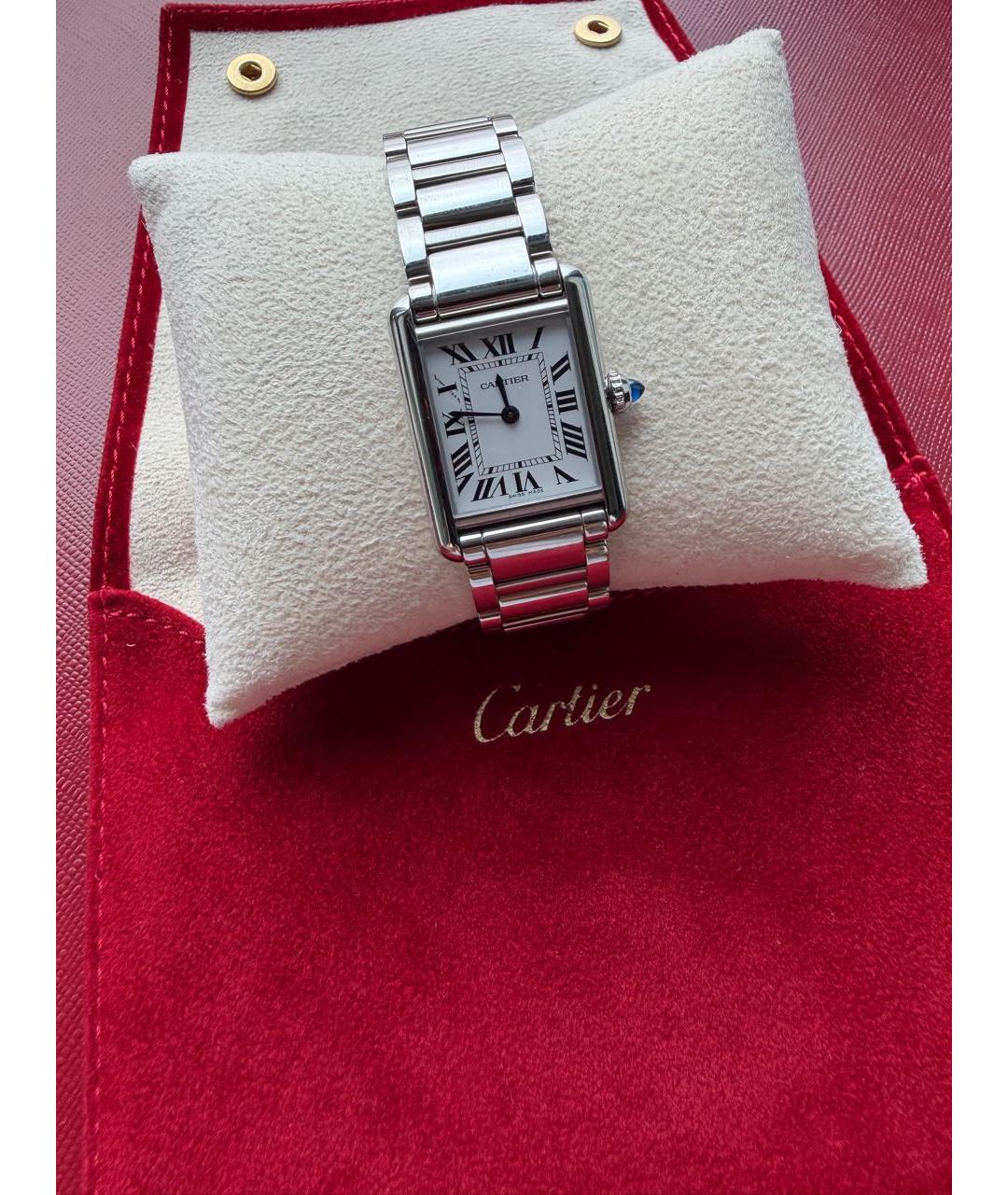 CARTIER Серебряные металлические часы, фото 3