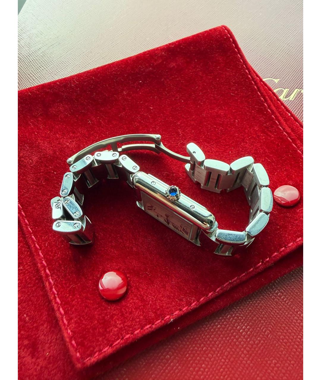 CARTIER Серебряные металлические часы, фото 6