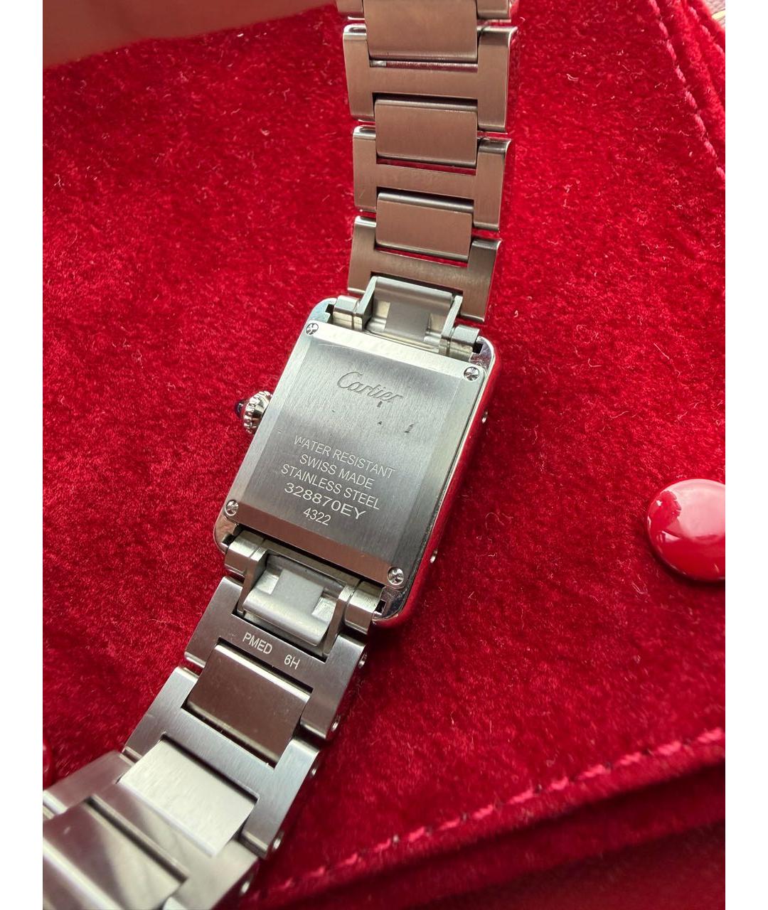 CARTIER Серебряные металлические часы, фото 5