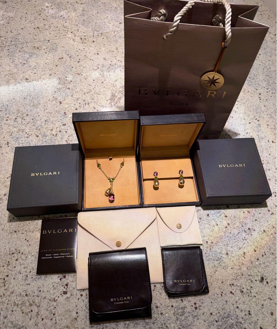 BVLGARI Золотые серьги из желтого золота, фото 5