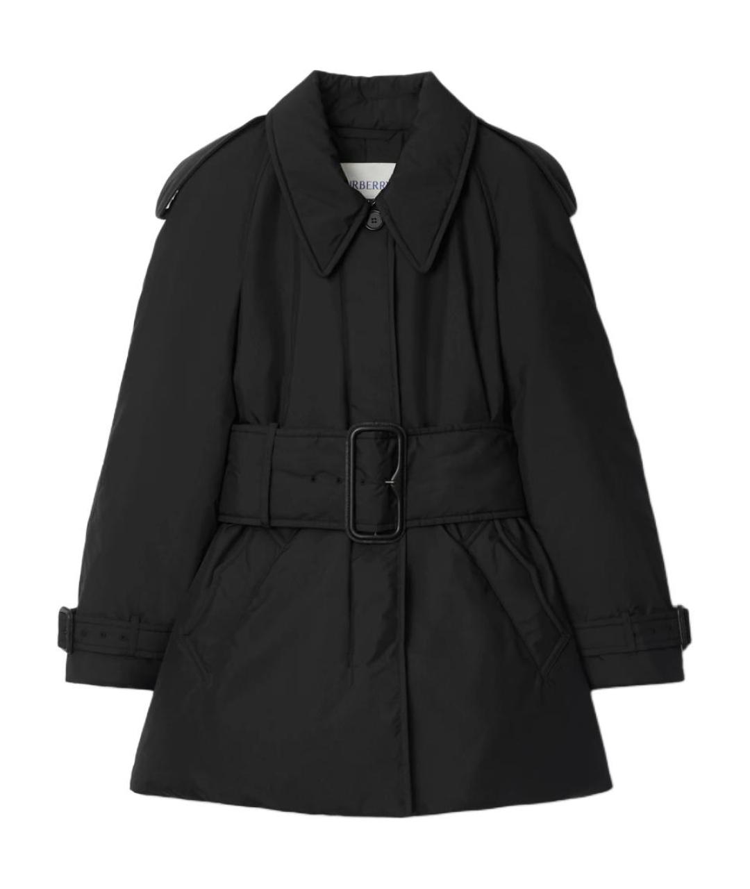 BURBERRY Черный пуховик, фото 1