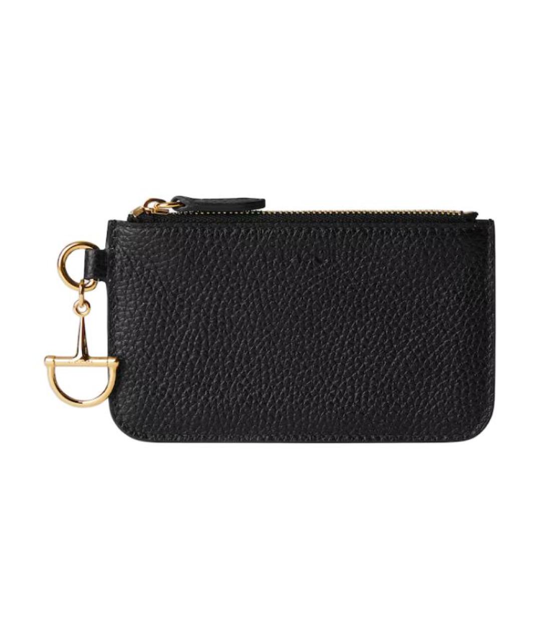 GUCCI Черный кожаный кардхолдер, фото 5