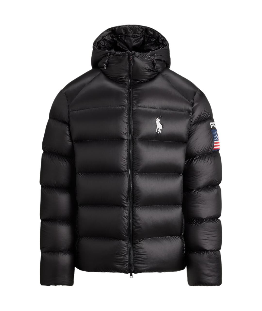 POLO RALPH LAUREN Черный пуховик, фото 1