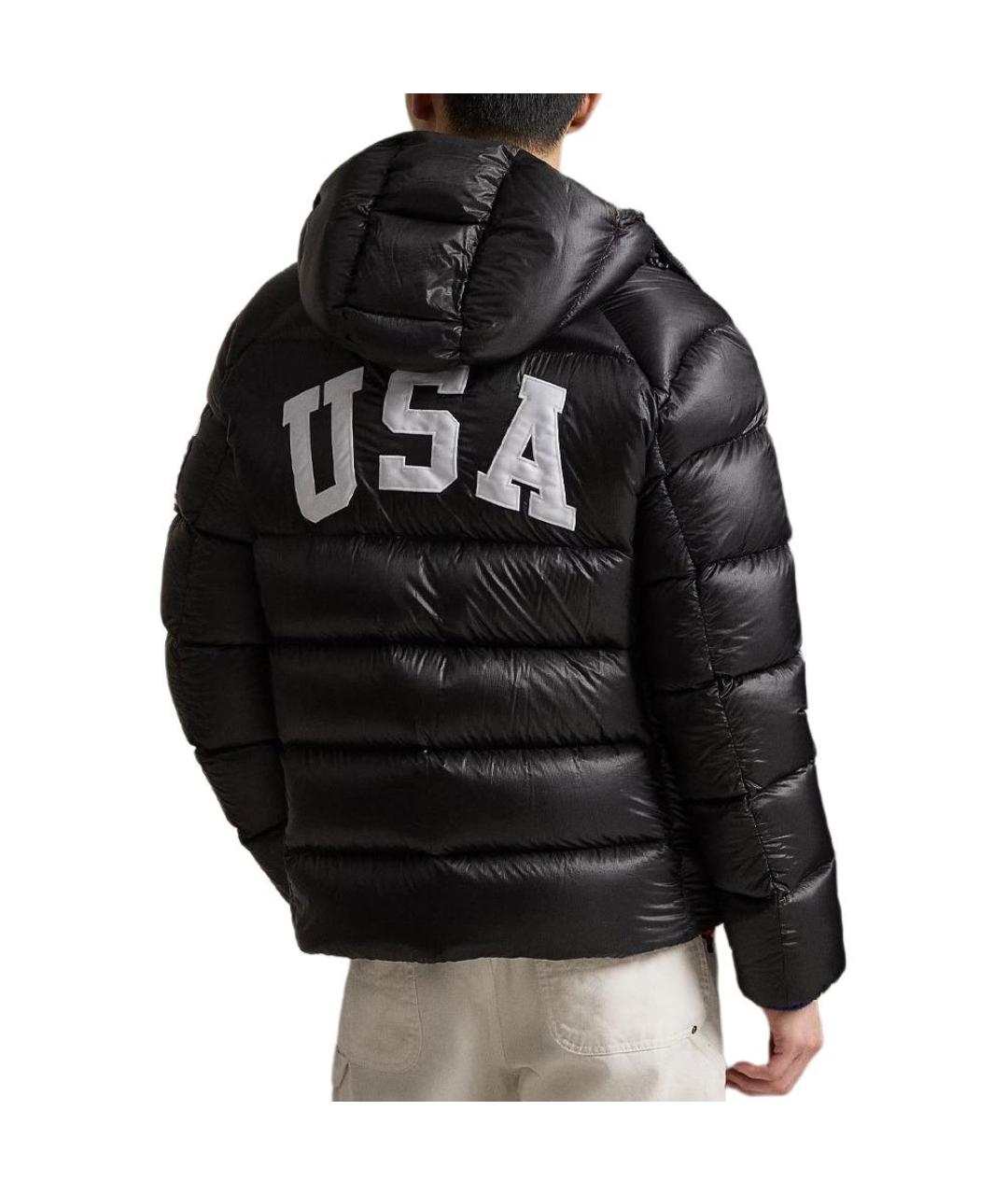 POLO RALPH LAUREN Черный пуховик, фото 4