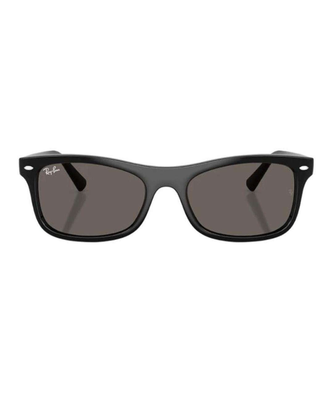 RAY BAN Черные пластиковые солнцезащитные очки, фото 2