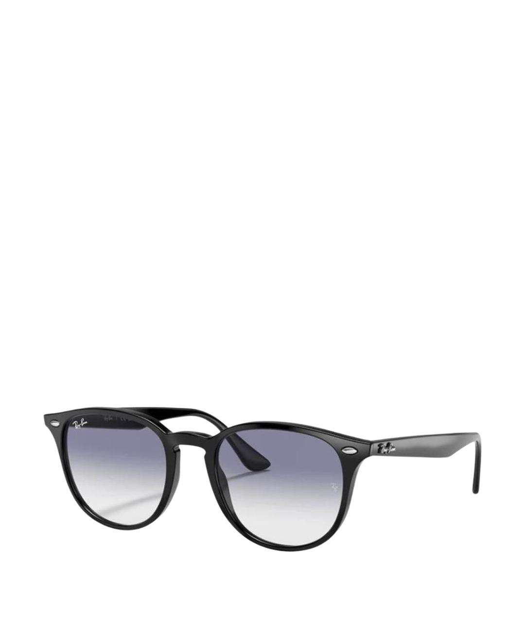 RAY BAN Черные пластиковые солнцезащитные очки, фото 1