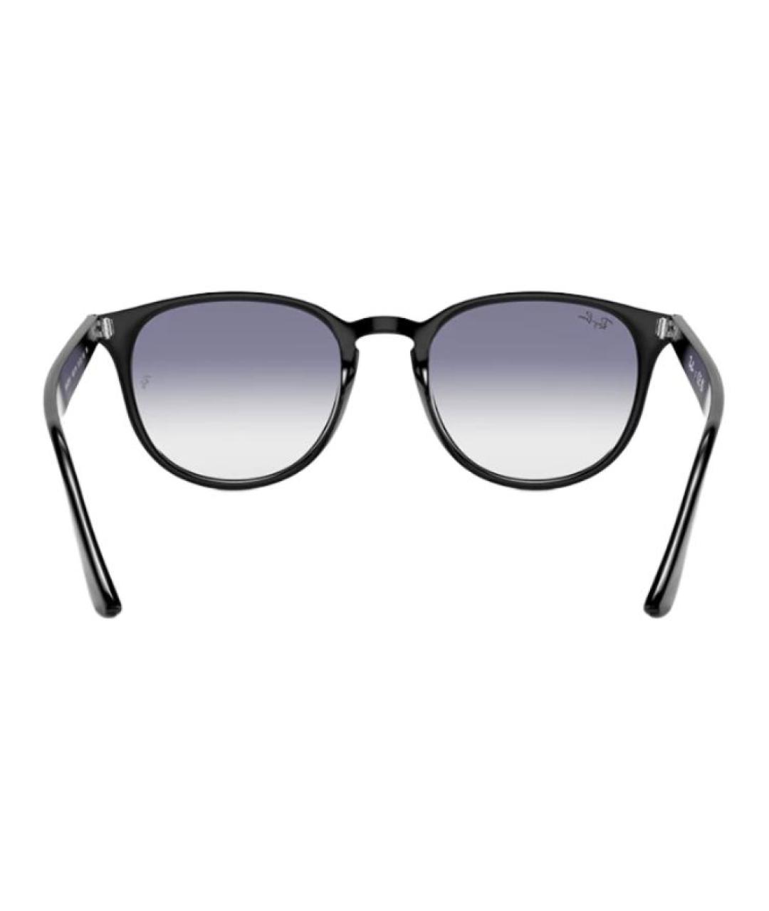 RAY BAN Черные пластиковые солнцезащитные очки, фото 5