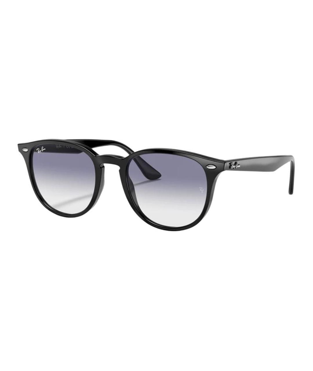 RAY BAN Черные пластиковые солнцезащитные очки, фото 6