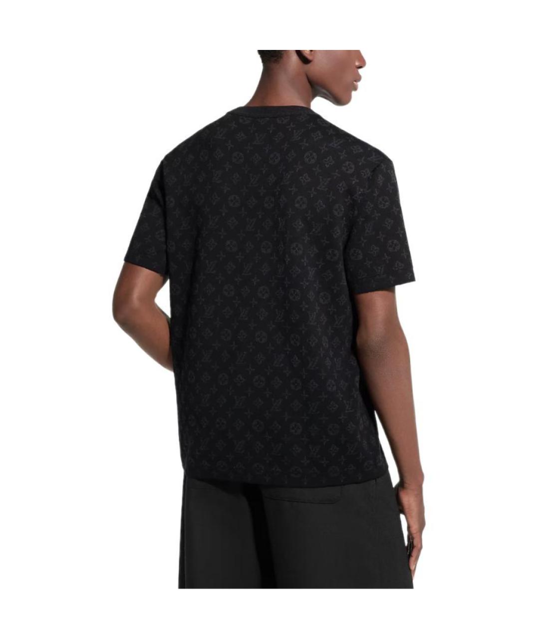 LOUIS VUITTON Черная футболка, фото 3